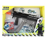 Toi Toys Policía Pistola MP5K Con Flechas De Espuma Luz Vibración Sonido