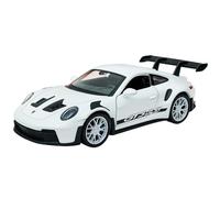 Toi-Toys Porsche 911 (992) GT3 RS - Modelo de coche de metal con retirada, 4 colores, 74 (blanco)