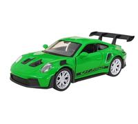Toi-Toys Porsche 911 (992) GT3 RS - Modelo de coche de metal con retracción, 4 colores, 74 (verde)