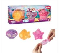Toi-Toys sirena pellizcando figuras brillo juguete conjunto 3 piezas