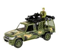 Toi Toys Vehículo Teledirigido Alfafox Jeep Militar Con Soldado 22cm
