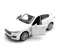Toi-Toys Welly Maqueta de Coche Maserati Levante SUV, Coche en Miniatura, Escala 1:39 / L 12cm, Blanco