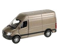 Toi-Toys Welly Mercedes Benz Sprinter Panel Van11,5 cm plateado