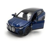 Toi-Toys Welly Modelo de Coche BMW IX 4 SUV vehículo Miniatura Coche Escala 1:39 / L 12cm Azul
