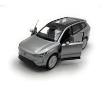 Toi-Toys Welly Modelo de Coche Volvo EX90, Coche en Miniatura, Escala 1:39 / L 12cm, Gris
