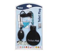 TOIEE© El tapón de inodoro bloquea el tapón de olor para que la taza del inodoro se pueda llenar con agua caliente y detergente Toiee. Incluso los depósitos de cal más fuertes se disuelven