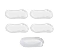 Toilet Bidet Attachment - Clear Toilet Shims | Noise Reducing Strong Adhesive Toilets Seat Pad, 5 PCS Protective Silicone Bumpers For Families, Schools, Hospitals | Non-Slip Cushion Pads, Fix Loose To
