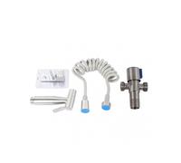 Toilet bidet spray set, 1 in, 2 out, adjustable flow, no punching, with 1.5m bathroom telescopic tube