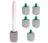 Toilet Bowl Cleaning Tool - Hard Water Stain Eraser with Replacement Heads | Bathroom Supplies for Spotless Surfaces, Non-Scratch Scrubber for Apartment, Office, Dorm, Housekeeping, Portable Hygienic