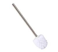 Toilet Brush and Holder Set - Stainless Steel Bathroom Cleaner | Strong Bristles with Ergonomic Good Grip Handle, Modern Rustproof Design, Deep Cleaning Scrubber, Silver