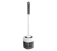 Toilet Brush - Wall Mounted Cleaner Scrubber for Bathroom Sanitation, Deep Cleaning with Portable Bristles, Hygienic Holder for Shower, Floor, Tile, Tub, Grout, Home, 3.94x3.74in
