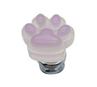 Toilet Button Pusher, Glowing Cat Claw Design Helper Tool, Bathroom Accessory for Women with Long Nails, Ideal for Night Use, Hygiene, Home Restroom, Blue, Pink, Yellow, Purple