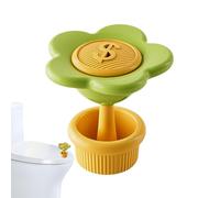 Toilet Button Pushers, Toilet Flusher Top Push Assist Tool for Hygienic Touch Free, Flower Shape Water Tank Press Device, Easy Grip Sanitary Helper, Bathroom Accessory
