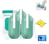 Toilet Cleaner,Automatic Long-Lasting Toilet Bowl Cleaners,Gel Cleaning Drop in Tank,Cleaners Bottle Makes Bowls Look New with a Light,Odor Removal Stain Removal,Fresh Scent (3)