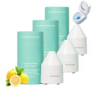 Toilet Cleaner,Automatic Toilet Bowl Cleaner,Gel Cleaning Drop in Tank,Cleaners Bottle Makes Bowls Look New with a Light,Odor Removal Stain Removal,Long-Lasting Fresh Scent (3)