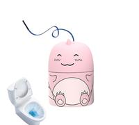 Toilet Cleaner & Toilet Deodorizer Wonder, Easy-to-Use Long-Lasting Cute Dinosaur-Shaped Toilet Tank Cleaner (pink)