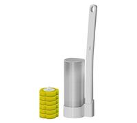 Toilet Cleaning Wand - 15.79 Inch Bathroom Toilet Brush | Refillable Toilets Bowl Wand Set - High Density Bristled Cleaning Wands Releases Solution with Water Perfect for Toilets Bathtubs Sinks