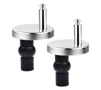 Toilet Fasteners - Metal Hinge Set, Seat Fixing Bolts, Bathroom Repair Hardware Kit | Corosion Resistant Installation Parts, Lavatory Maintenance Use, Premium Universal Industrial Standard Heavy Duty