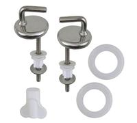 Toilet Lid Hinges Replacement - Standard Seat Cover Fixing Kit For Stable Support And Long Term Use, Durable Resistant Hardware With Easy Installation Function, Toilet Repair Accessory
