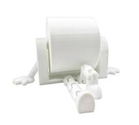 Toilet Paper Holder - Stand, 3D Printed Funny Room Storage | For Home Kitchen Farmhouse Shower Restroom Countertop Desk Table, Scandinavian Style Cute Roll Organizer