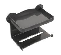 Toilet Paper Holder - Wall Adhesive Shelf & Tissue Box, 21x12cm