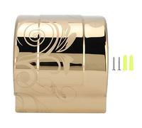 Toilet Paper Holder with Cover Gold, Roll Paper Rack Stainless Steel Toilet Tissue Holder Tissue Roll Storage Rack Wall Mount for Bathroom