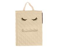 Toilet Paper Organizer - Cat Proof Tissue Holder, Cotton Hanging Cover | Eyelash Style Bathroom Roll Storage, Compact Decorative Case for Vanity, Corner, Shelf, Under Sink Use, Anti-Scratch Pet Safe