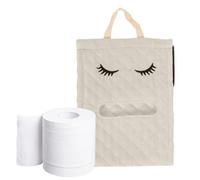 Toilet Paper Roll Cover - 7,87 x 5,51 x 0,59 in Cotton Cute Eyelash Shape