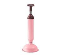 Toilet Plunger High Pressure Pump Anti Clogging Drain Cleaners Pipe Dredge Device for Bathroom Kitchen Sink Drain Clean Supplies(Pink)