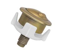 Toilet Push Button, Flush Control, High Performance Flusher Replacement, 1.89x2.13 Inches Easy Install Tank Part, Ideal for Home, Apartment, Repair, Plumbing, Fixtures Maintenance Use