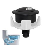 Toilet Push Button, Two Flush Control, High-Performance Flusher, Easy-Fit Tank Replacement, Quick Plumbing Repair Part, For Apartments, Homes, Renters, Homeowners, Men, Women