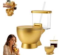 Toilet Ramen Bowl Set with Built-in Cup & Straw, Novelty Noodle Soup Bowl