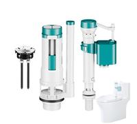 Toilet Repair Kit - Internal Flush Mechanism Set, Easy Install Water Tank Replacement Parts, Durable Toilet Fixing Kit, Leak Control Bathroom Repair Accessories for Home Washroom Plumbing Maintenance