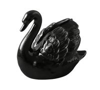 Toilet Screw Cover Caps - Decorative Modern Ceramic Swan | Cute Elegant Aesthetic Modern For Home Decor Washroom | Toilet Bowl Caps Home Decor Restroom Bathtub Apartment Office Countertop Windowsill