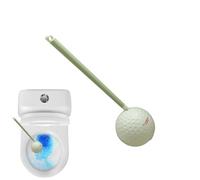 Toilet Scrubber - Golf Ball Shape, Wall Mounted Holder | Bathroom Cleaning Brush for Home Apartment RV Hotel Dormitory Restroom Washroom Sanitation Hygiene Use