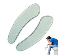 Toilet Seat Cover Pads, Washable Reusable Sticky Mat, Double Flap Separation Plush Toilet Seat Pad for Kids Adults, Winter Cold Weather Bathroom Comfort and Home Sower Room, Soft Hygienic Protection