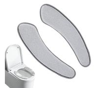 Toilet Seat Cover Pads, Washable Reusable Sticky Mat, Double Flap Separation Plush Toilet Seat Pad for Kids Adults, Winter Cold Weather Bathroom Comfort and Home Sower Room, Soft Hygienic Protection