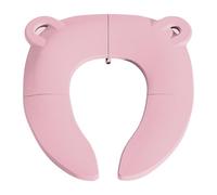 Toilet Seat, Potty Seat, Foldable Compact Lightweight Non Slip Portable Secure Fit Easy Cleaning Washable Quick Setup, Kids Potty for Outdoor Bathroom Travel, 13.8 * 11.8Inches, Pink, Blue