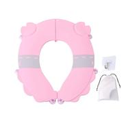 Toilet Seat, Splash Proof Potty Training for Toddler, Foldable Design with Secure Fit Function, Baby Bath Seats for Boys, Kids, Bathroom, Home, Car and Travel, 12.52x14.41x5.24 Inches
