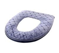 Toilet Seat Warmer Cover, Velvet Pad with Zipper, Washable Reusable Mat, Full-Envelope Design, Ideal for Household Comfort, Fall and Winter Use, Bathroom Cold Protection Accessory
