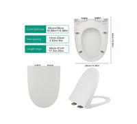 Toilet Seats Cover Universal Mute Slow Down Thicken U Shape U-type 02k-pp