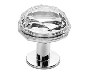 Toilet Tank Button Pusher - Protects Long Manicured Nails, Elegant Rhinestone Silver Texture, 3.8cm X 3.8cm Compact Size + Adhesive Backing, Durable PET & ABS Polymer - For Bathroom Top Flush