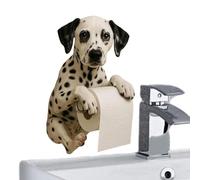 Toilet Tissue Holder - Funny Paper Towel Holder, Dog Rack Cute Toilet Roll Ĥolder, Tissue Dispenser Napkin Storage Organizer Wall Mount Home Decor, Bathroom Accessories For Kitchen Bedroom Dorm