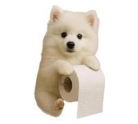 Toilet Tissue Holder - Funny Paper Towel Holder, Dog Rack Cute Toilet Roll Ĥolder, Tissue Dispenser Napkin Storage Organizer Wall Mount Home Decor, Bathroom Accessories For Kitchen Bedroom Dorm