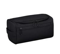 Toiletry Bag, Grooming Pouch, Portable Dangling Design Bathroom Wash Carrier for Travel, Business Trips, Or Gym Use, 9,84 x 5,12 x 5,12 pulgadas, Poliéster, Película, Malla, Negro , Se référer au