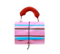 Toiletry Bag, Large Capacity Travel Organizer, Polyester Foldable Roll-Up Cosmetic Pouch, Waterproof Design, for Men, Girls, Bathroom Essentials, Makeup Storage, 9.06x6.69x2.76 Inches