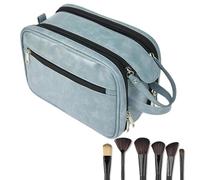 Toiletry Bag Men, Travel Shaving Bag, PU Toiletry Organizer, Large Capacity Bags, Leather Toiletry Bag For Men with Large Capacity For Business and Vacation, Providing A Spacious and Organized Space