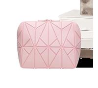 Toiletry Bag - PVC Polyester 20cm, Waterproof Organizer, Foldable Compartment Design | Secure Storage Utility Build, PVC Case, Portable Holder For Cruise, Train, Shower, Vacation