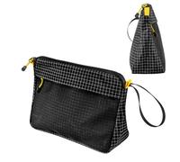 Toiletry Bag, Waterproof Toiletry Storage Bag, Portable Makeup Case, Large Capacity Cosmetic Pouch for Home, Offices, Outdoor, 8.66x6.3x3.07 Inches, Black