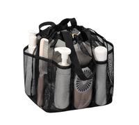 Toiletry Carrier - Quick Drying Mesh Organizer Tote, Fast Draining Breathable Material Composition, Reinforced Carry Handles for Load Support, Bathroom Accessory for Restroom